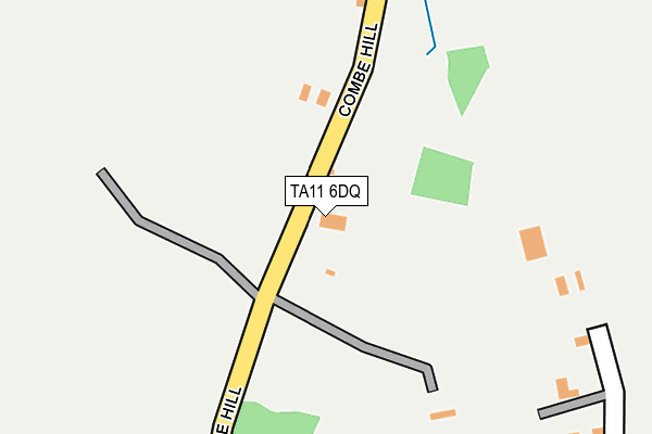 TA11 6DQ map - OS OpenMap – Local (Ordnance Survey)