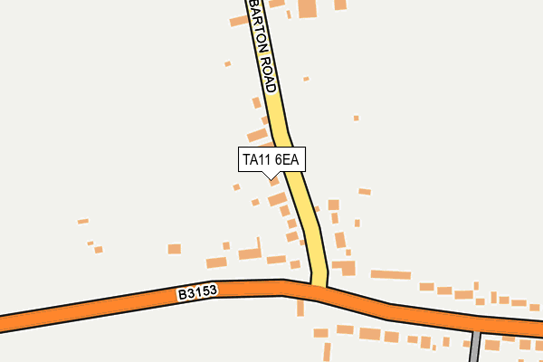 TA11 6EA map - OS OpenMap – Local (Ordnance Survey)