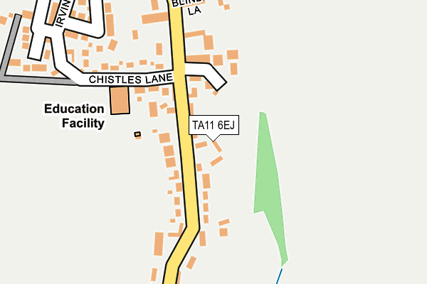 TA11 6EJ map - OS OpenMap – Local (Ordnance Survey)