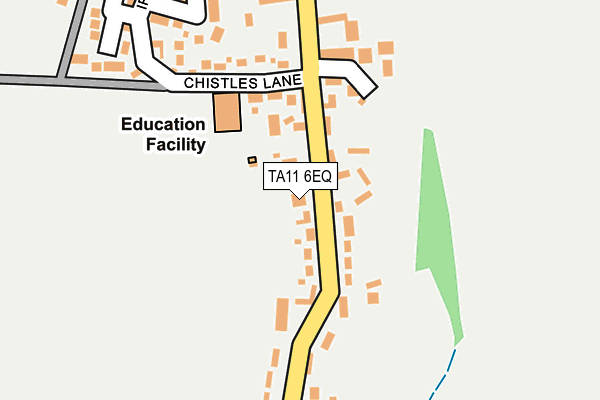 TA11 6EQ map - OS OpenMap – Local (Ordnance Survey)