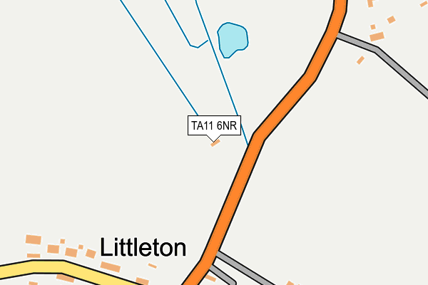 TA11 6NR map - OS OpenMap – Local (Ordnance Survey)