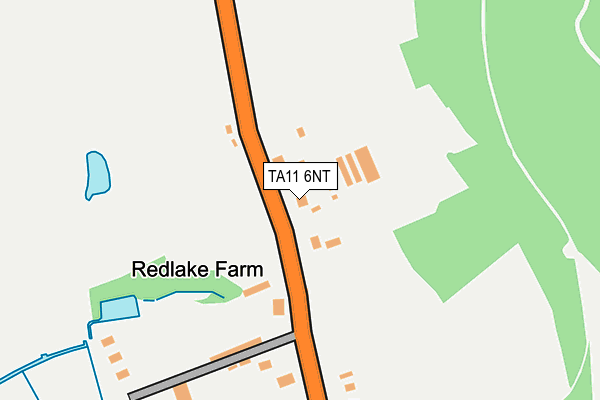 TA11 6NT map - OS OpenMap – Local (Ordnance Survey)