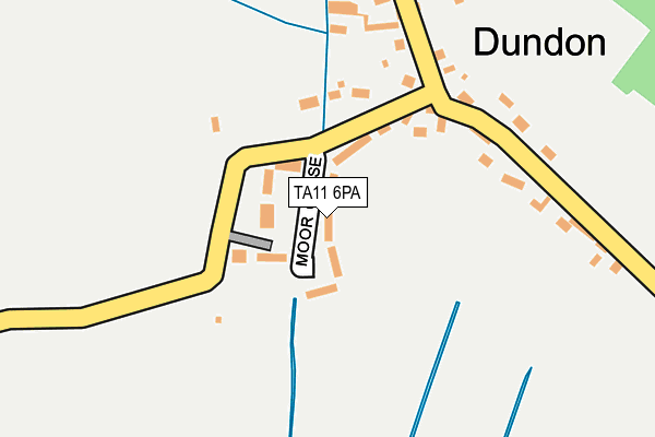 TA11 6PA map - OS OpenMap – Local (Ordnance Survey)