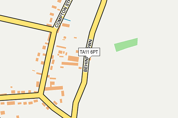 TA11 6PT map - OS OpenMap – Local (Ordnance Survey)