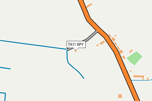 TA11 6PY map - OS OpenMap – Local (Ordnance Survey)
