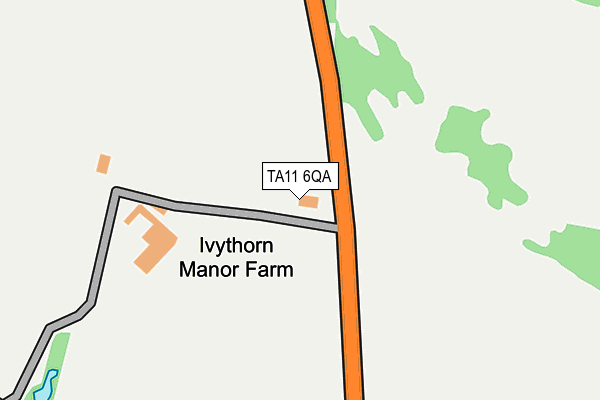 TA11 6QA map - OS OpenMap – Local (Ordnance Survey)