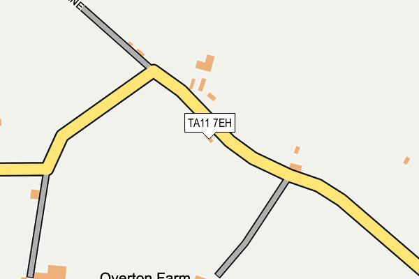 TA11 7EH map - OS OpenMap – Local (Ordnance Survey)