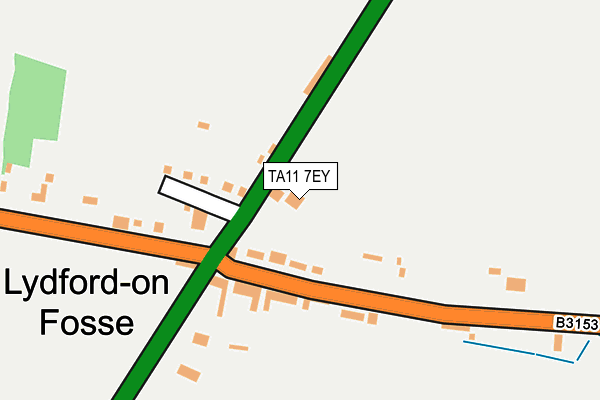 TA11 7EY map - OS OpenMap – Local (Ordnance Survey)