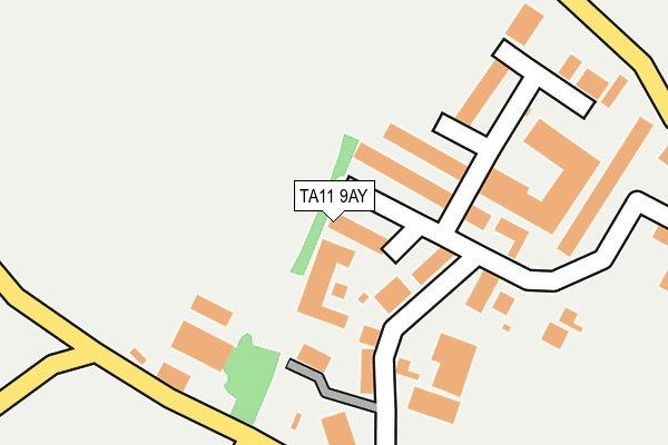 TA11 9AY map - OS OpenMap – Local (Ordnance Survey)