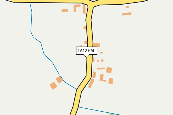 TA12 6AL map - OS OpenMap – Local (Ordnance Survey)