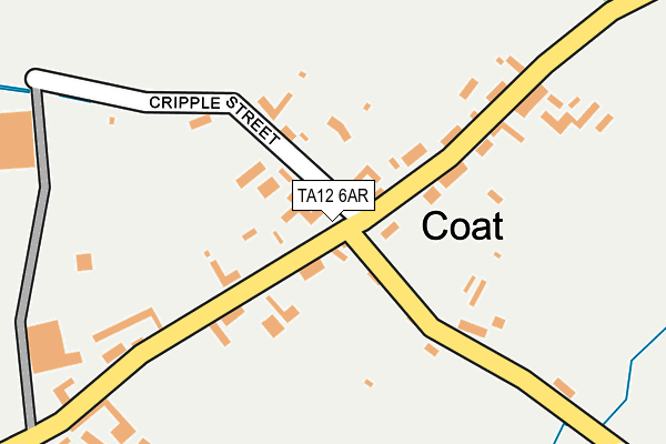 TA12 6AR map - OS OpenMap – Local (Ordnance Survey)