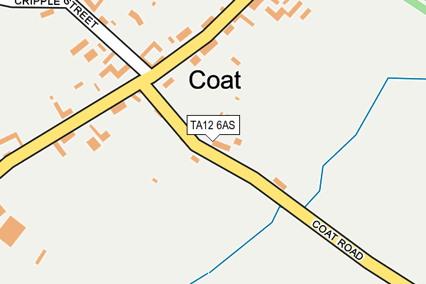 TA12 6AS map - OS OpenMap – Local (Ordnance Survey)