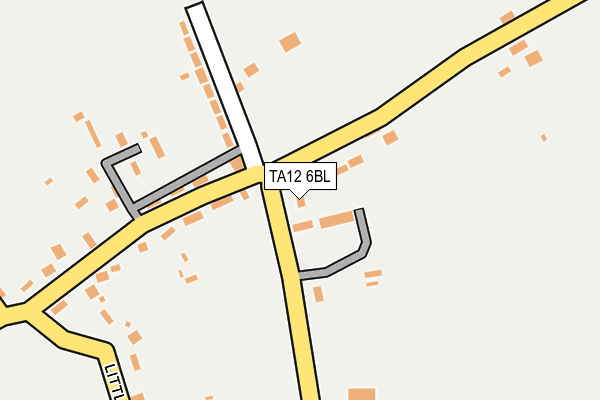 TA12 6BL map - OS OpenMap – Local (Ordnance Survey)