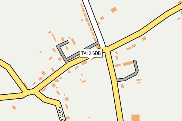 TA12 6DB map - OS OpenMap – Local (Ordnance Survey)