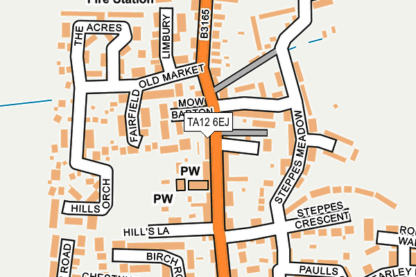 Map of ASH LETTINGS YEOVIL LIMITED at local scale