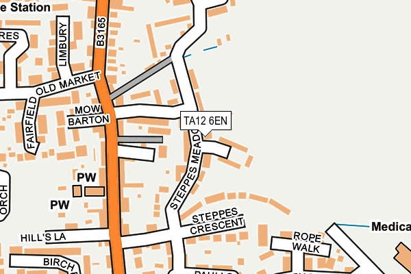 TA12 6EN map - OS OpenMap – Local (Ordnance Survey)