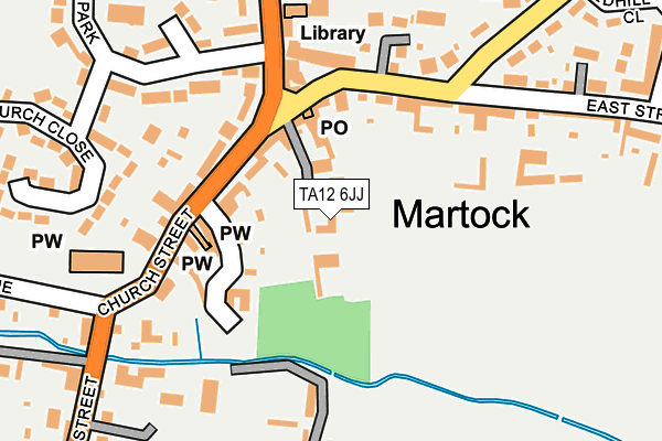 TA12 6JJ map - OS OpenMap – Local (Ordnance Survey)