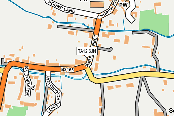 TA12 6JN map - OS OpenMap – Local (Ordnance Survey)