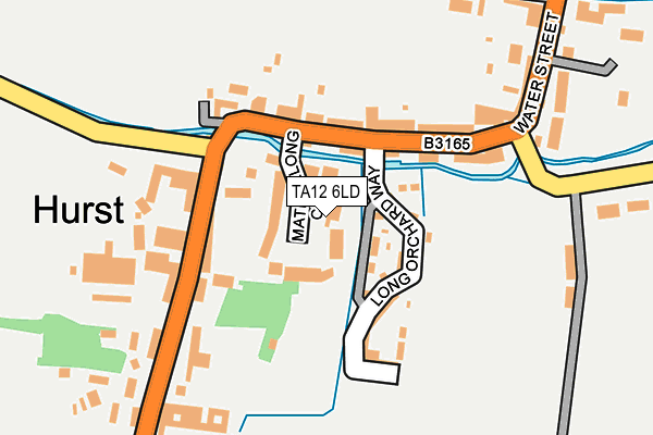 TA12 6LD map - OS OpenMap – Local (Ordnance Survey)