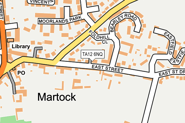 TA12 6NQ map - OS OpenMap – Local (Ordnance Survey)