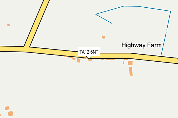TA12 6NT map - OS OpenMap – Local (Ordnance Survey)