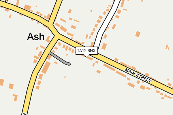 TA12 6NX map - OS OpenMap – Local (Ordnance Survey)