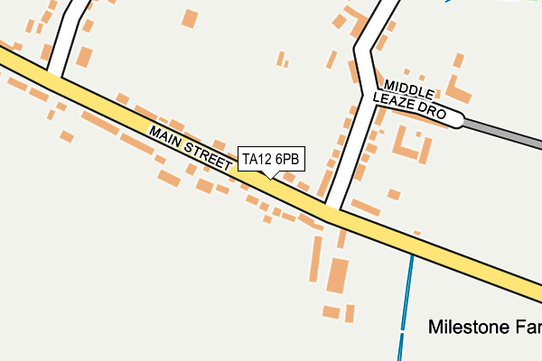 TA12 6PB map - OS OpenMap – Local (Ordnance Survey)