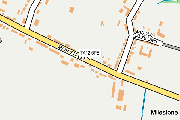 TA12 6PE map - OS OpenMap – Local (Ordnance Survey)