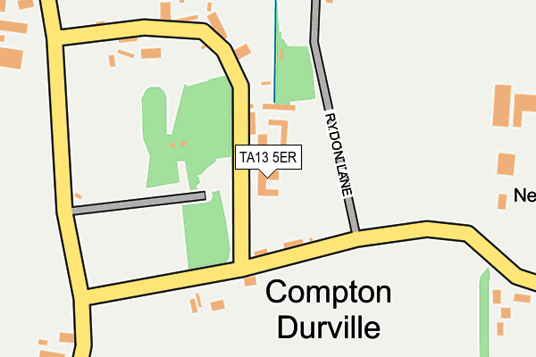 TA13 5ER map - OS OpenMap – Local (Ordnance Survey)
