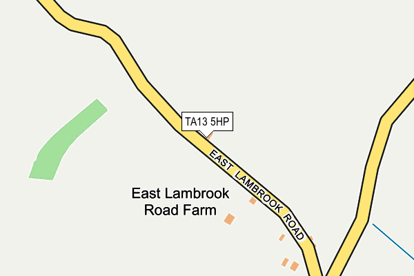 TA13 5HP map - OS OpenMap – Local (Ordnance Survey)