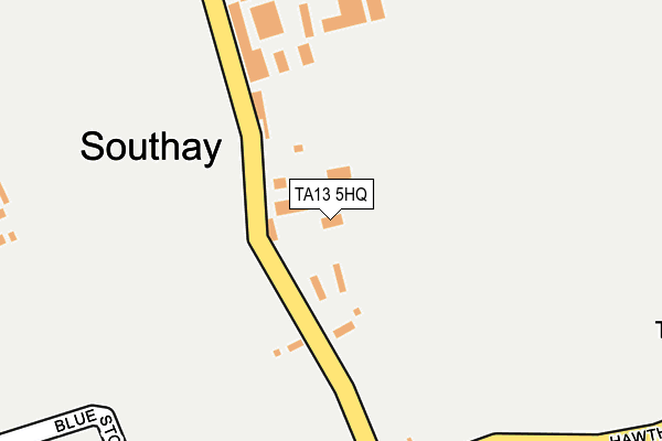 TA13 5HQ map - OS OpenMap – Local (Ordnance Survey)