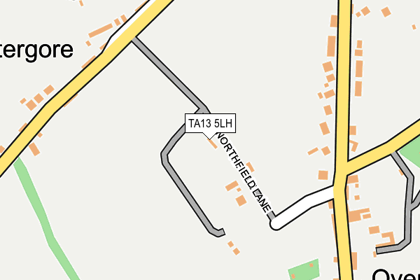 TA13 5LH map - OS OpenMap – Local (Ordnance Survey)
