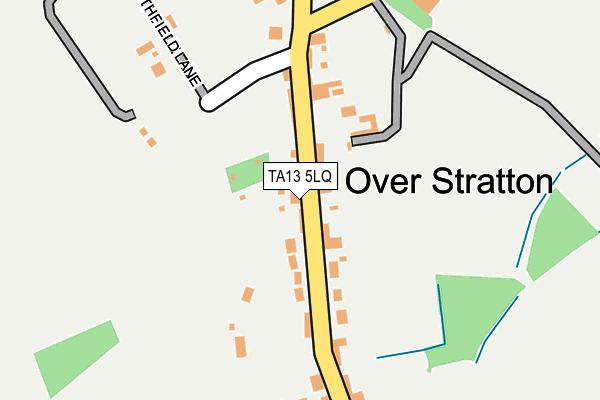 TA13 5LQ map - OS OpenMap – Local (Ordnance Survey)