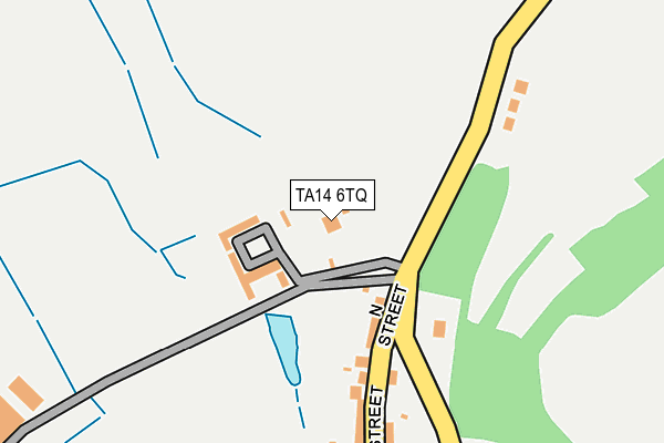 TA14 6TQ map - OS OpenMap – Local (Ordnance Survey)