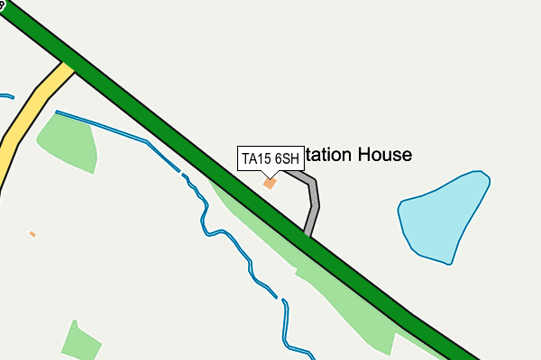 TA15 6SH map - OS OpenMap – Local (Ordnance Survey)