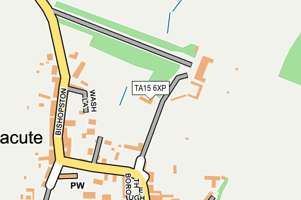 TA15 6XP map - OS OpenMap – Local (Ordnance Survey)