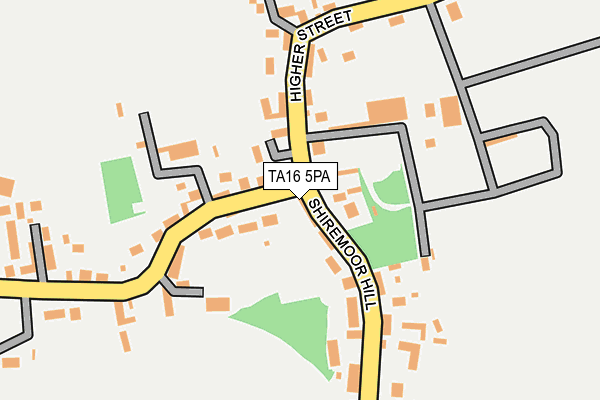 TA16 5PA map - OS OpenMap – Local (Ordnance Survey)