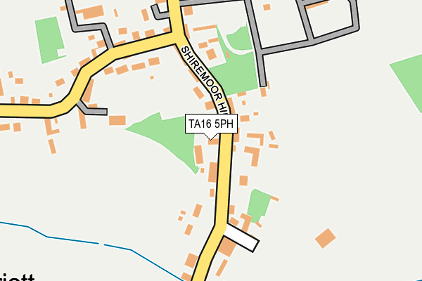 TA16 5PH map - OS OpenMap – Local (Ordnance Survey)