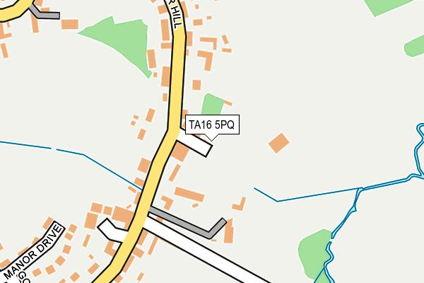 TA16 5PQ map - OS OpenMap – Local (Ordnance Survey)
