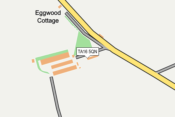 TA16 5QN map - OS OpenMap – Local (Ordnance Survey)