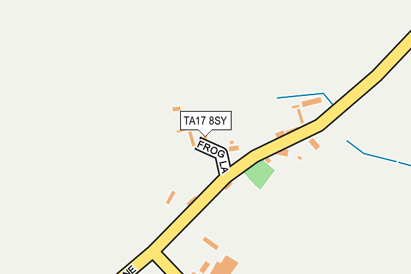 TA17 8SY map - OS OpenMap – Local (Ordnance Survey)