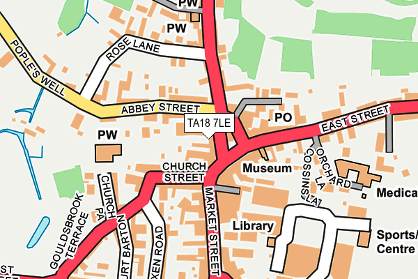 Map of ELEVEN MARKET SQUARE (CREWKERNE) LIMITED at local scale