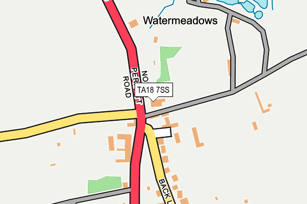TA18 7SS map - OS OpenMap – Local (Ordnance Survey)