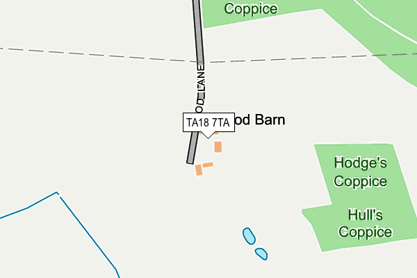 TA18 7TA map - OS OpenMap – Local (Ordnance Survey)