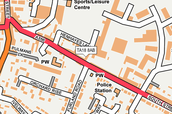 Map of PERRY'S BRIDGE FARM LIMITED at local scale