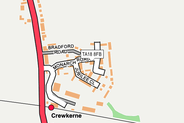 TA18 8FB map - OS OpenMap – Local (Ordnance Survey)