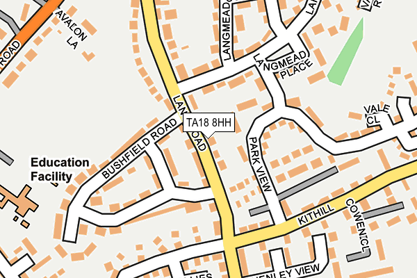 TA18 8HH map - OS OpenMap – Local (Ordnance Survey)