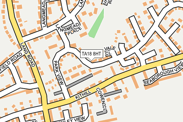 TA18 8HT map - OS OpenMap – Local (Ordnance Survey)