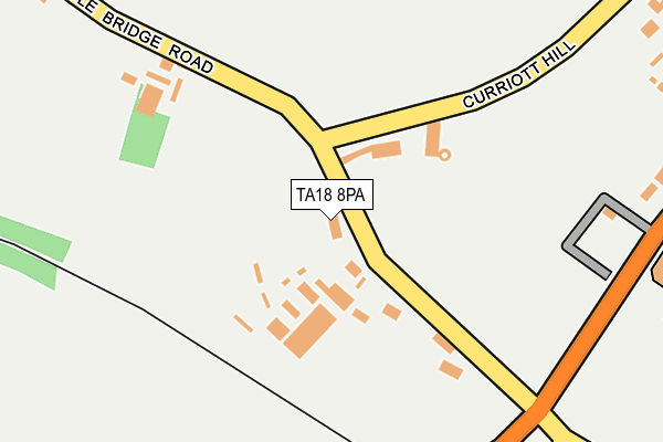 TA18 8PA map - OS OpenMap – Local (Ordnance Survey)