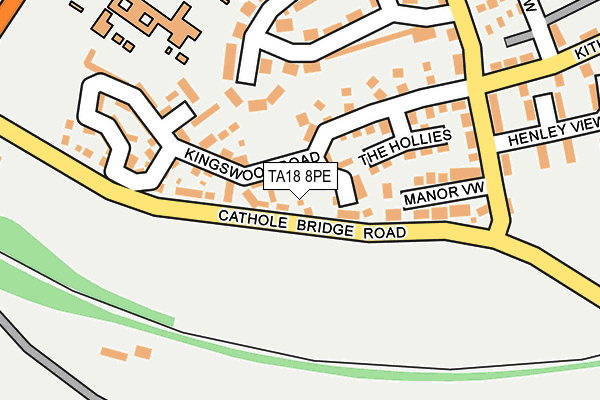 TA18 8PE map - OS OpenMap – Local (Ordnance Survey)